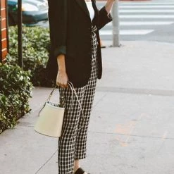 Levency Button Wine Red Blazer