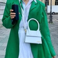 Levency Pockets Button Boyfriend Blazer New In