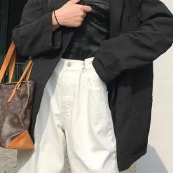 Levency Pockets Button Boyfriend Blazer New In