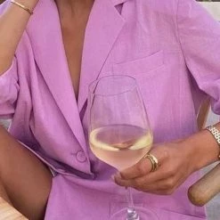 Levency Pockets Button Boyfriend Blazer New In