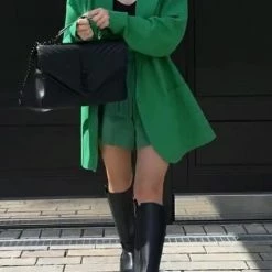 Levency Pockets Button Boyfriend Blazer New In