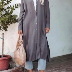 Levency New In Pocket Tencel Button Down Midi Dress 31 Levency New In Pocket Tencel Button Down Midi Dress