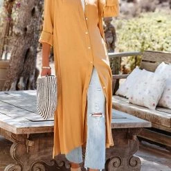 Levency New In Pocket Tencel Button Down Midi Dress 32 Levency New In Pocket Tencel Button Down Midi Dress