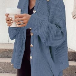 Levency Utility Button Shirt Jackets