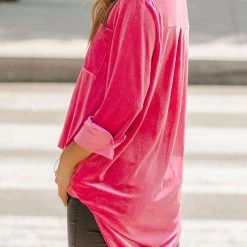 Levency Velvet Pockets Button Shirt Coat New In