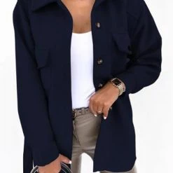 Levency Lapel Solid Pockets Button Belt Coat New In 28 Levency Lapel Solid Pockets Button Belt Coat New In