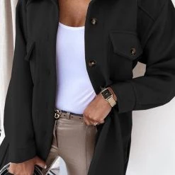 Levency Lapel Solid Pockets Button Belt Coat New In 24 Levency Lapel Solid Pockets Button Belt Coat New In