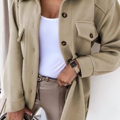 Levency Lapel Solid Pockets Button Belt Coat New In 36 Levency Lapel Solid Pockets Button Belt Coat New In