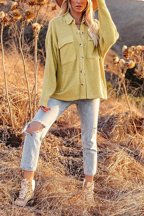 Levency Pockets Button Corduroy Shacket New In 24 Levency Pockets Button Corduroy Shacket New In