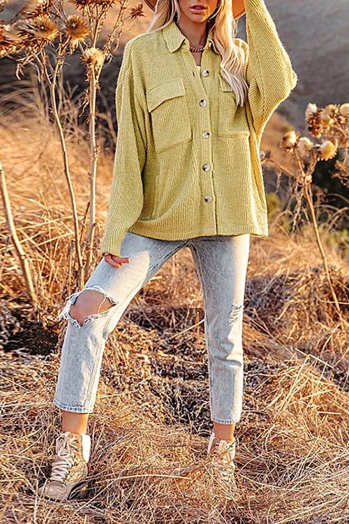 Levency Pockets Button Corduroy Shacket New In 27 Levency Pockets Button Corduroy Shacket New In