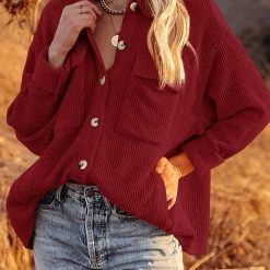 Levency Pockets Button Corduroy Shacket New In 30 Levency Pockets Button Corduroy Shacket New In