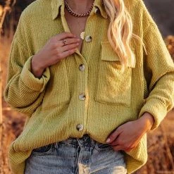 Levency Pockets Button Corduroy Shacket New In 29 Levency Pockets Button Corduroy Shacket New In