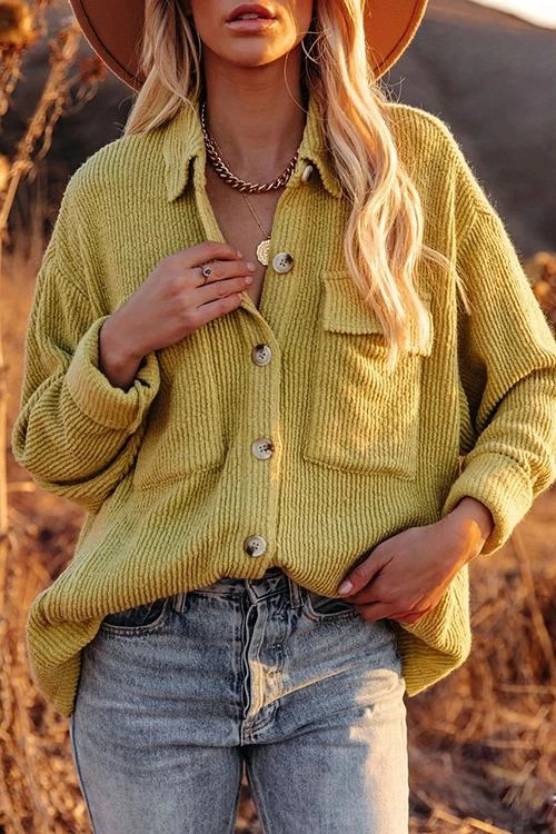 Levency Pockets Button Corduroy Shacket New In 3 Levency Pockets Button Corduroy Shacket New In