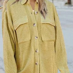 Levency Pockets Button Corduroy Shacket New In 46 Levency Pockets Button Corduroy Shacket New In