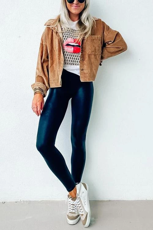 Levency Pockets Button Corduroy Shacket New In 14 Levency Pockets Button Corduroy Shacket New In