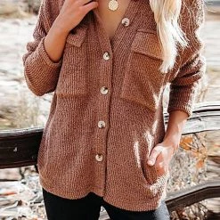 Levency Pockets Button Corduroy Shacket New In 33 Levency Pockets Button Corduroy Shacket New In