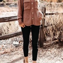 Levency Pockets Button Corduroy Shacket New In 49 Levency Pockets Button Corduroy Shacket New In