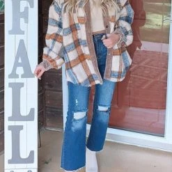 Levency New In Plaid Pockets Button Jackets 15 Levency New In Plaid Pockets Button Jackets