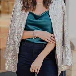 Levency New In Break The Bank Sequin Blazer 41 Levency New In Break The Bank Sequin Blazer