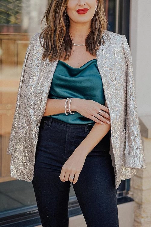 Levency New In Break The Bank Sequin Blazer 9 Levency New In Break The Bank Sequin Blazer