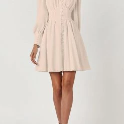 Levency New In Cuff Buff Long Sleeve Button Dress 28 Levency New In Cuff Buff Long Sleeve Button Dress