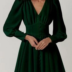 Levency New In Cuff Buff Long Sleeve Button Dress 22 Levency New In Cuff Buff Long Sleeve Button Dress