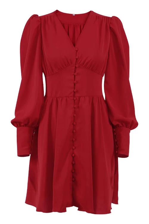 Levency New In Cuff Buff Long Sleeve Button Dress 15 Levency New In Cuff Buff Long Sleeve Button Dress