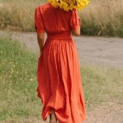 Levency New In Button Knot Sleeve Dress 23 Levency New In Button Knot Sleeve Dress