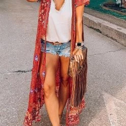 Levency Bohemian Floral Maxi Dress New In