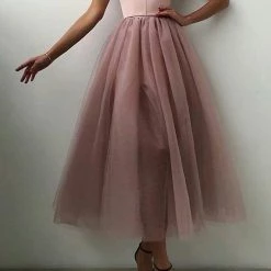 Levency Mesh Ball Gown Slip Dress