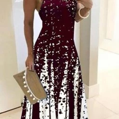 Levency Starry Sky Slip Maxi Dress New In