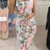 Levency Floral Print Bodycon Dress