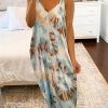 Levency Tie Dye Slip Maxi Dress New In