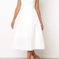 Levency New In Square Neck Slip Maxi Dress