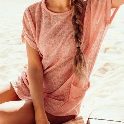 Levency New In Pockets Loose Cover Mini Dress