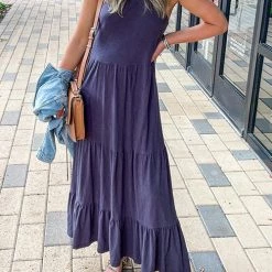 Levency Plaid Backless Slip Maxi Dress New In 45 Levency Plaid Backless Slip Maxi Dress New In