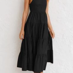 Levency Plaid Backless Slip Maxi Dress New In 35 Levency Plaid Backless Slip Maxi Dress New In