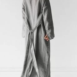 Levency New In Linen Tie Belt Long Sleeve Maxi Dress 11 Levency New In Linen Tie Belt Long Sleeve Maxi Dress