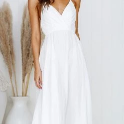 Levency New In Spaghetti Strap Midi Dress