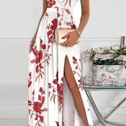 Levency New In Cut Out One Shoulder Maxi Dress