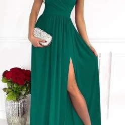 Levency New In Cut Out One Shoulder Maxi Dress