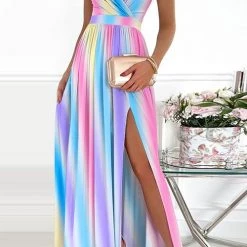 Levency New In Cut Out One Shoulder Maxi Dress