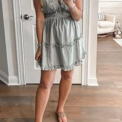 Levency Lace Hem V Neck Backless Mini Dress New In 10 Levency Lace Hem V Neck Backless Mini Dress New In