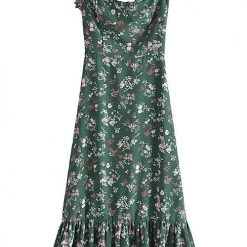 Levency Print Tie Slip Slim Midi Dress New In