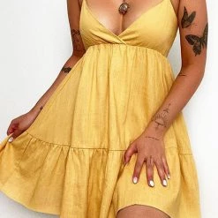 Levency New In V Neck Backless Slip Mini Dress 16 Levency New In V Neck Backless Slip Mini Dress