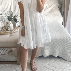 Levency New In Butterfly Sleeve Babydoll Dress 18 Levency New In Butterfly Sleeve Babydoll Dress