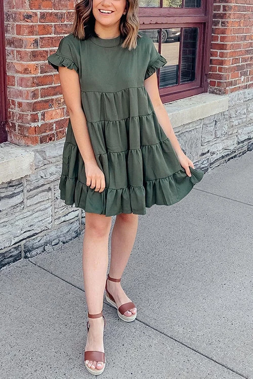 Levency New In Butterfly Sleeve Babydoll Dress 13 Levency New In Butterfly Sleeve Babydoll Dress