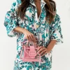 Levency New In Something Sweet Floral Shirt Dress