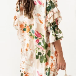 Levency New In Something Sweet Floral Shirt Dress
