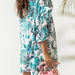 Levency New In Something Sweet Floral Shirt Dress